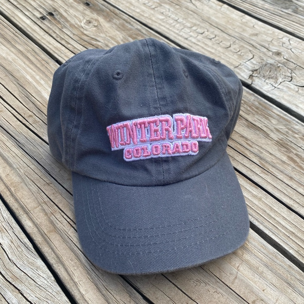 Winter Park Colorado adjustable hat